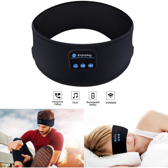 SKYEOL Bluetooth Headband Sleep Headphones, Wireless Bluetooth Sleeping Headband - Picture 1 of 4
